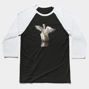 Like A Duck To Water Bird Launch Cut Out Baseball T-Shirt